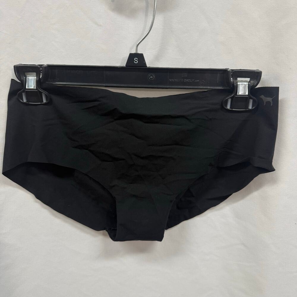 Victoria's Secret PINK Black Hipster Underwear Panty Panties Large NWT